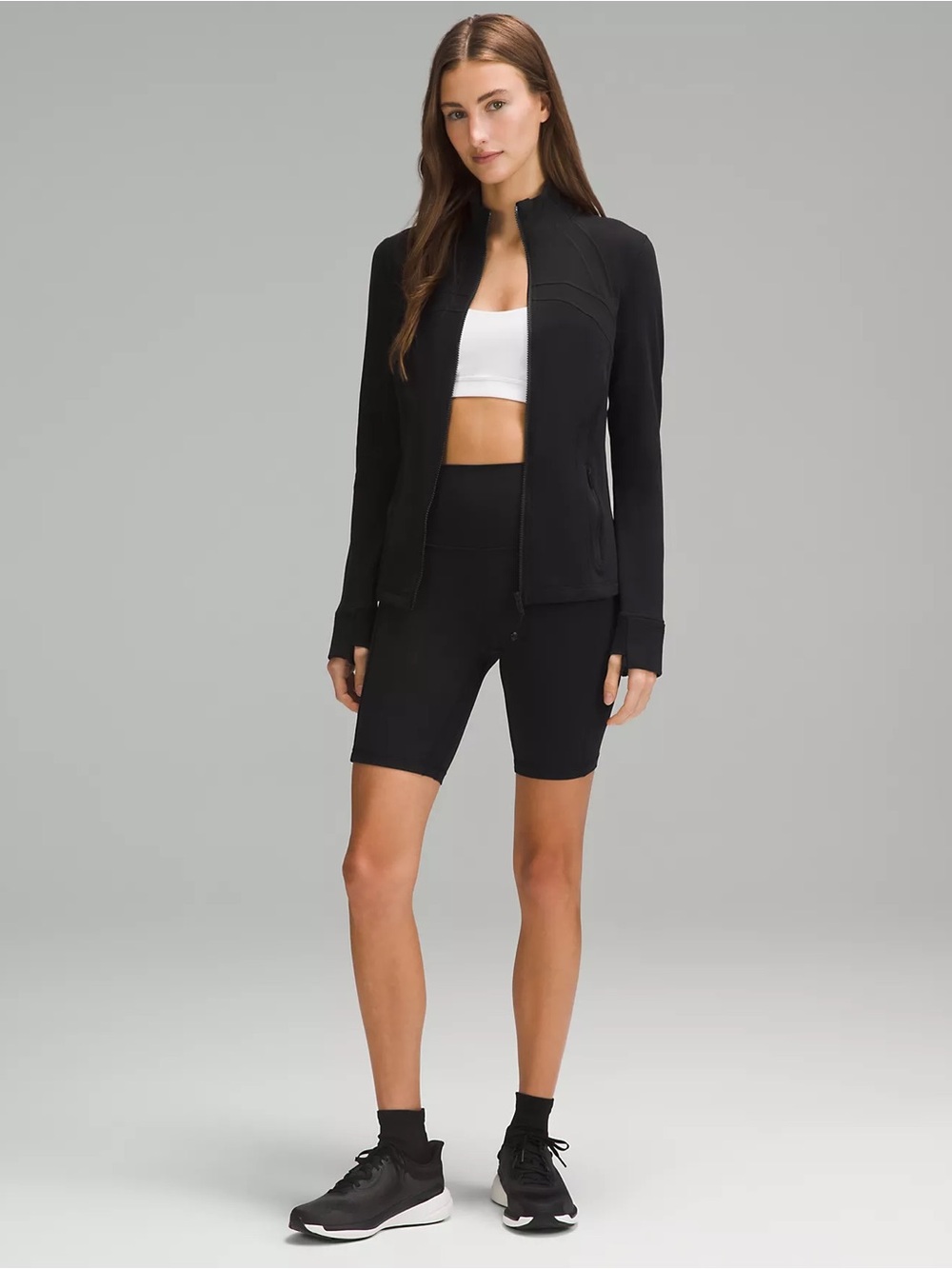 Lululemon Define Jacket Luon stretch zippered black running activewear